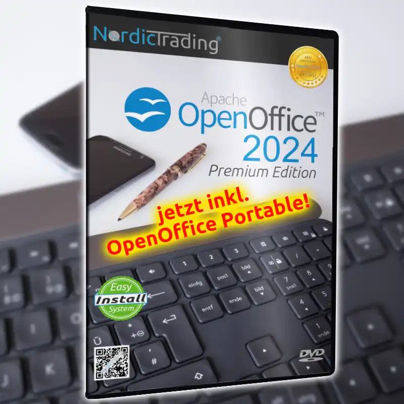 OpenOffice 2024 Premium Edition (V. 4.1.15) DVD