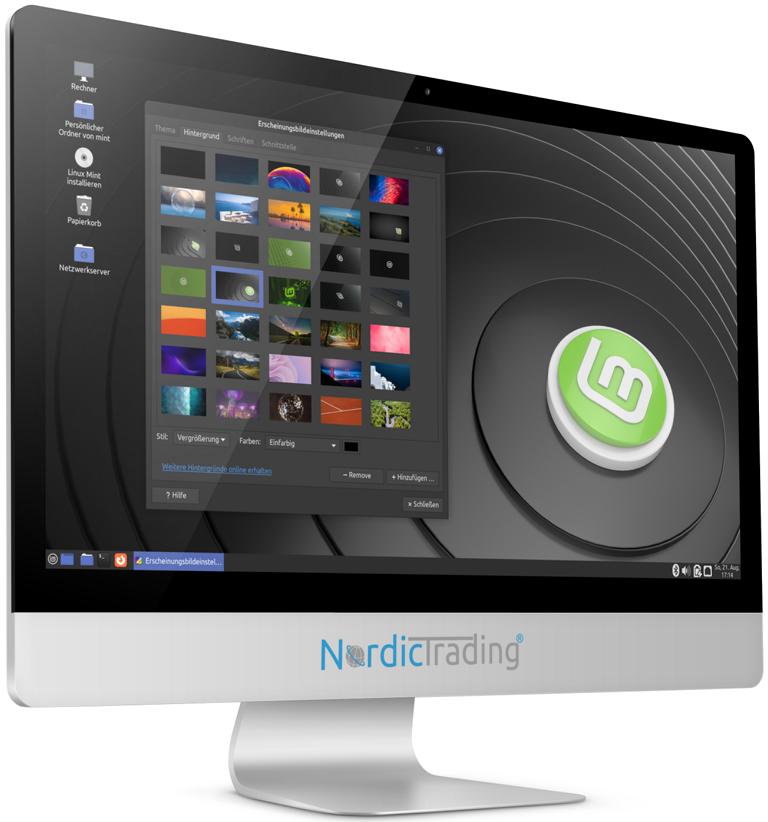 Linux Mint 22.1 "Xia" Mate auf 16 GB USB-3.0-Stick