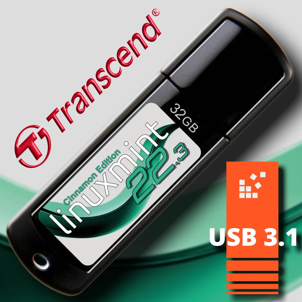 Linux Mint 22.3 "Zena" Cinnamon auf 32 GB USB-Stick
