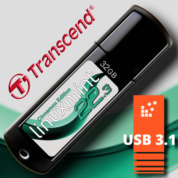 Linux Mint 22.3 "Zena" Cinnamon auf 32 GB USB-Stick