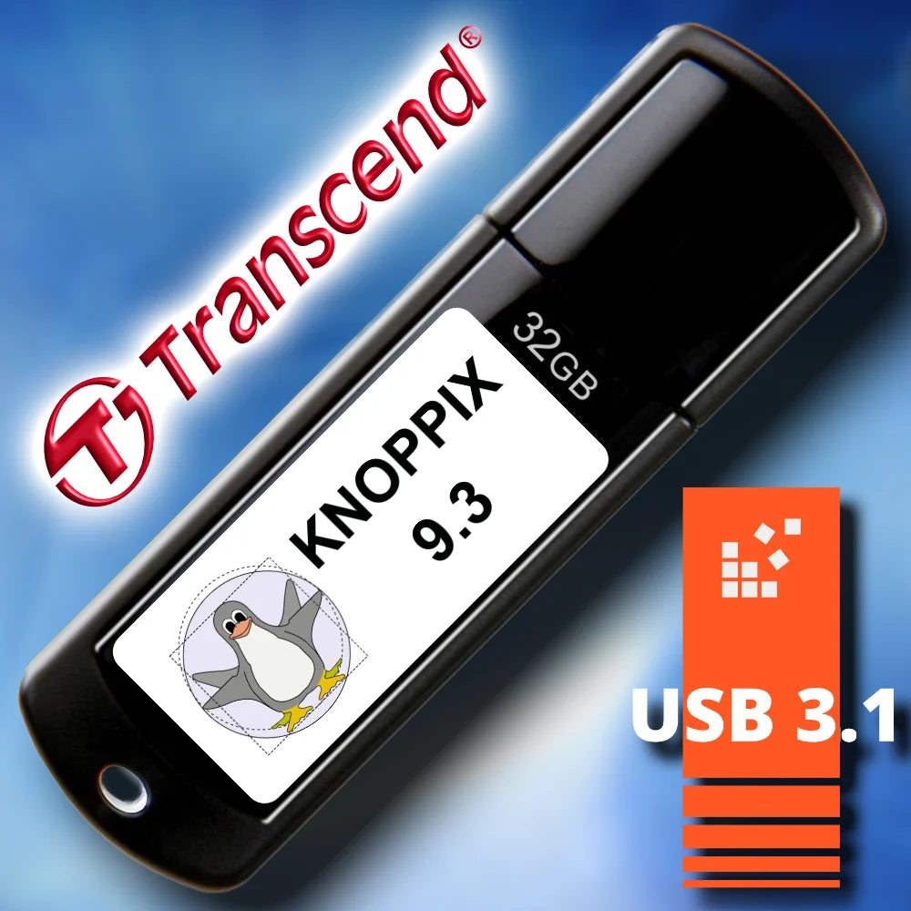 Knoppix 9.3 auf 32 GB USB-Stick