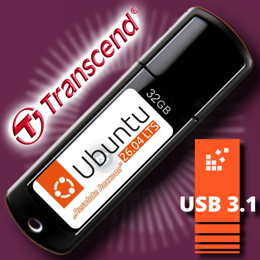 Ubuntu 26.04 LTS auf 32 GB USB-Stick