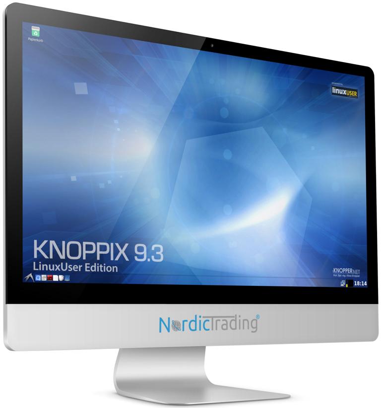 Knoppix 9.3 auf 16 GB USB-Stick