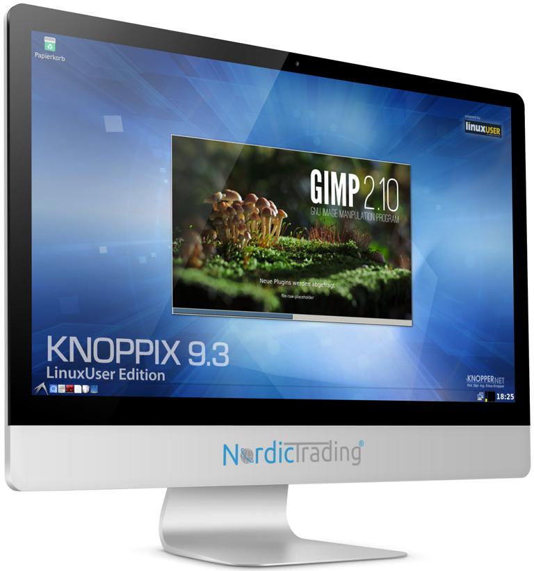 Knoppix 9.3 auf 16 GB USB-Stick