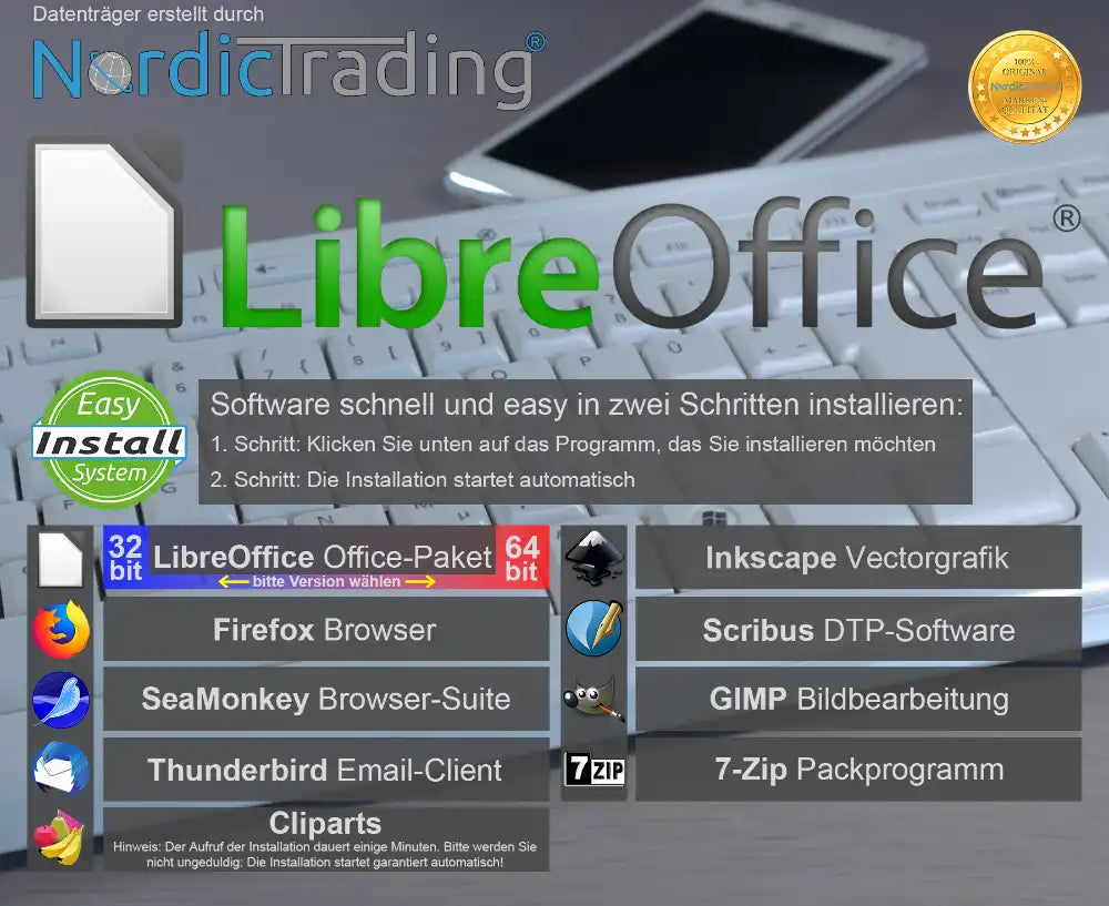 LibreOffice 26.2.1 auf 8 GB USB-Stick