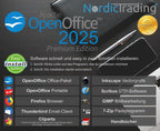 OpenOffice 2025 Premium Edition (V. 4.1.16) DVD