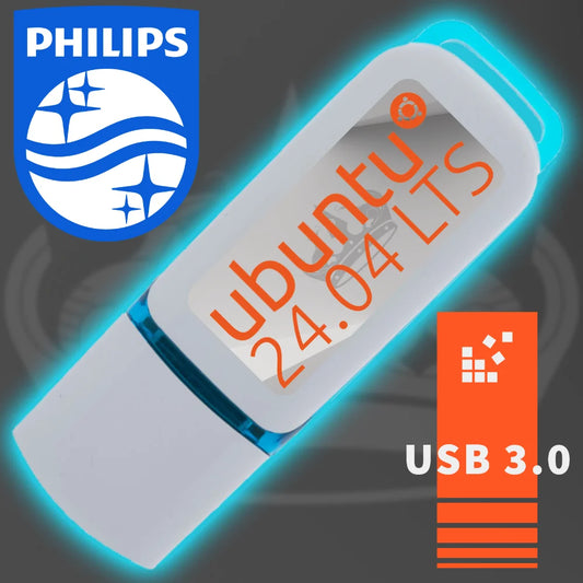 Ubuntu 24.04 LTS "Noble Numbat" auf 16 GB USB-Stick