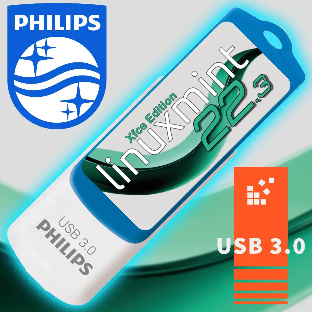 Linux Mint 22.3 "Zena" Xfce auf 16 GB USB-3.0-Stick