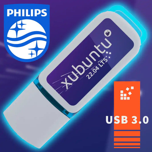Xubuntu 22.04.3 LTS auf 16 GB USB-Stick