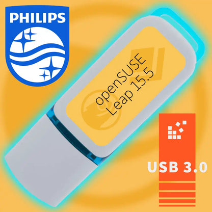 openSUSE Leap 15.5 auf 16 GB Installations-USB-Stick