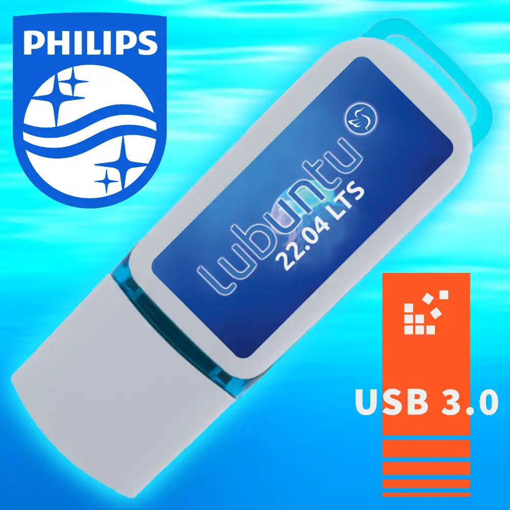 Lubuntu 22.04.4 LTS auf 16 GB USB-Stick