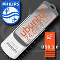 Ubuntu 24.04.4 LTS "Noble Numbat" auf 32 GB USB-Stick
