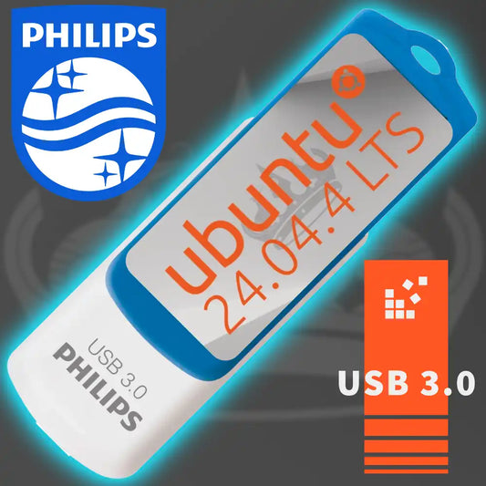 Ubuntu 24.04.4 LTS "Noble Numbat" auf 16 GB USB-Stick