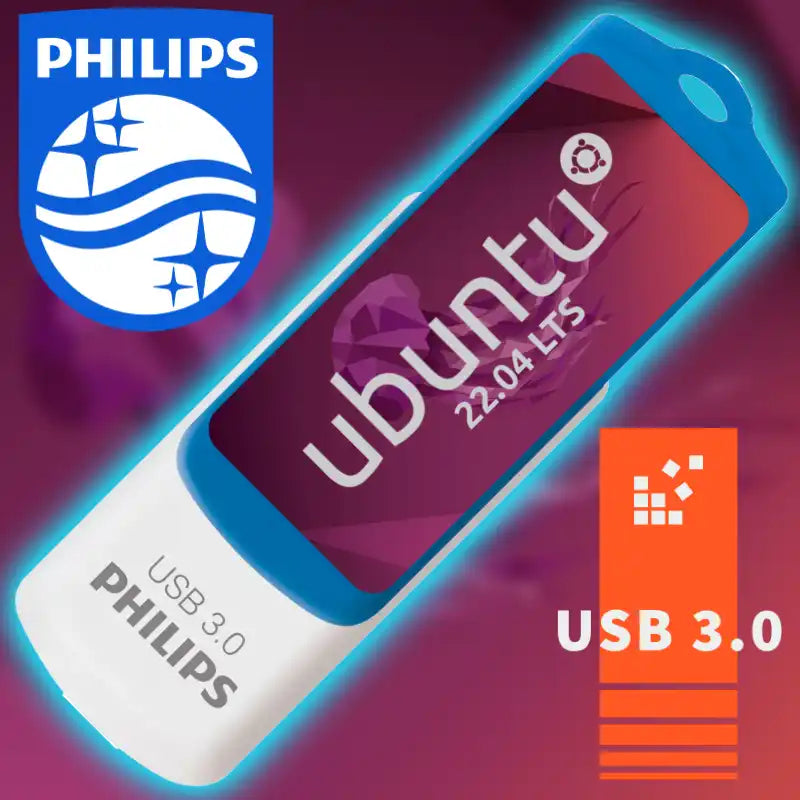 Ubuntu 22.04.5 LTS auf 16 GB USB-Stick