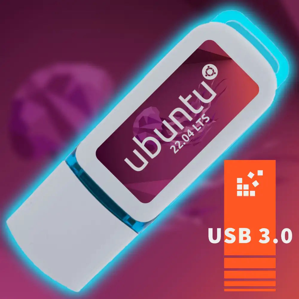 Ubuntu 22.04.4 LTS auf 16 GB USB-Stick
