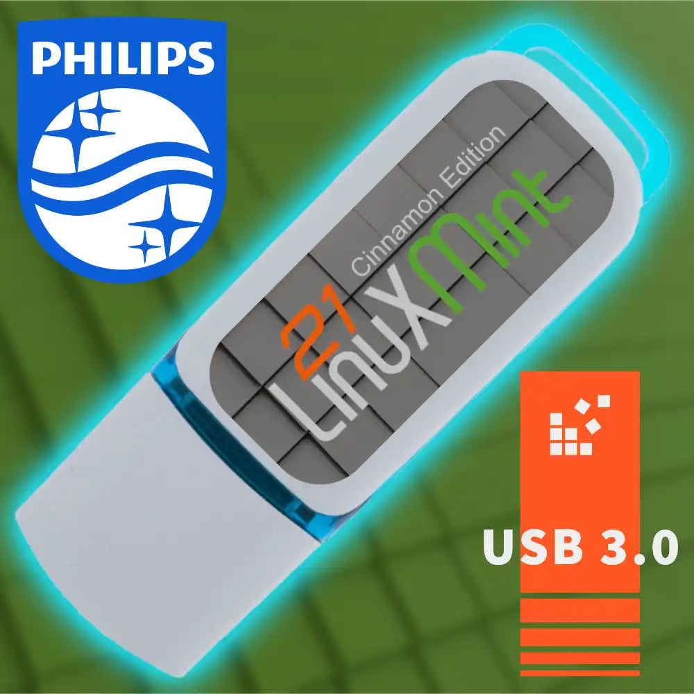 Linux Mint 21.2 Cinnamon auf 16 GB USB-3.0-Stick