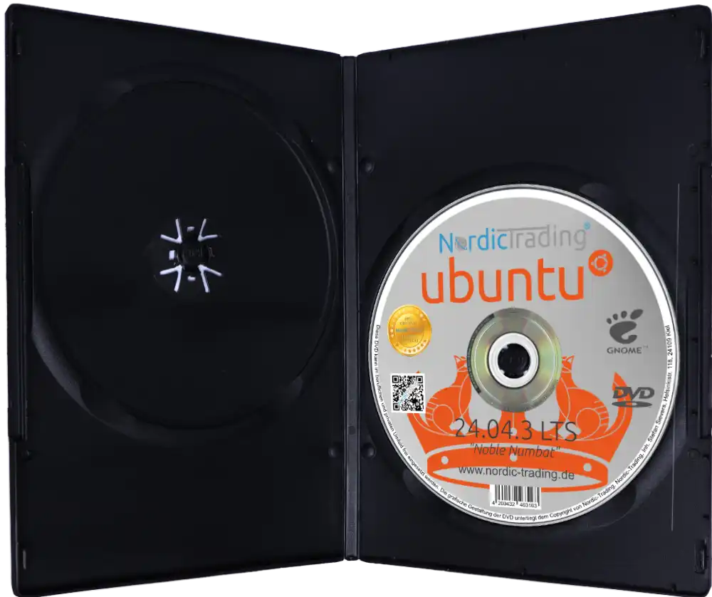 Ubuntu 24.04.3 LTS "Noble Numbat" DVD
