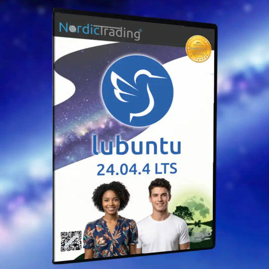 Lubuntu 24.04.4 LTS in DVD-Hülle