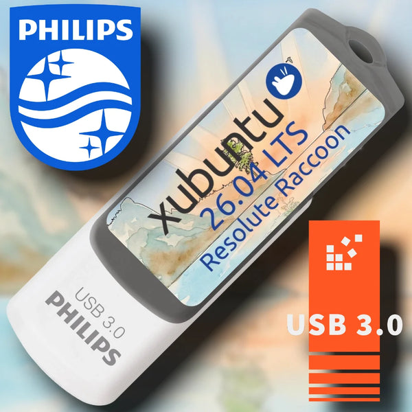 Xubuntu 26.04 LTS auf 32 GB USB-Stick