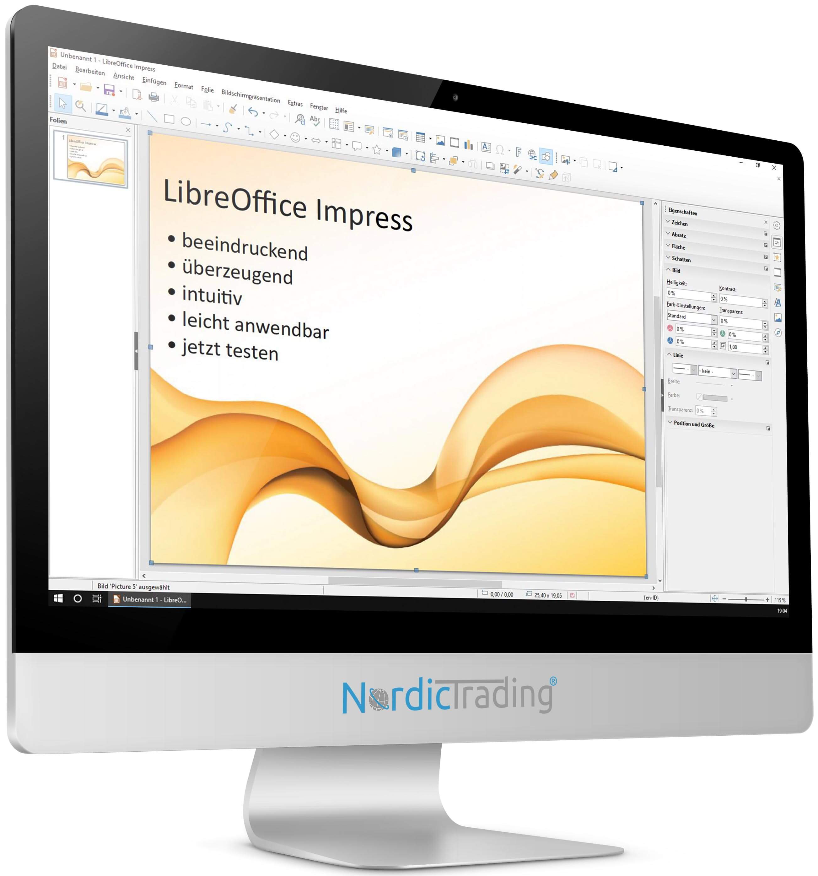 libreoffice 7.2.5 auf 16 gb usb-3.0-stick