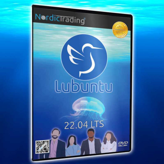 Lubuntu 22.04 LTS in DVD-Hülle